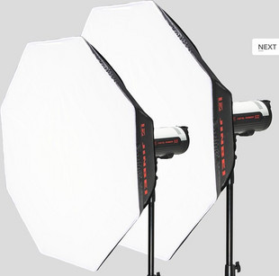 金贝闪光灯搭配原装柔光箱与G-950八角柔光罩 一淘网购机省钱指南